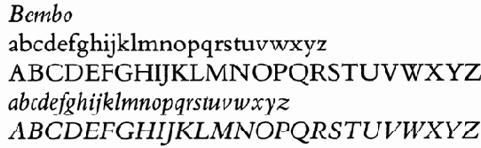 Классификация шрифтов