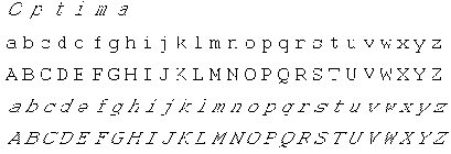 Классификация шрифтов